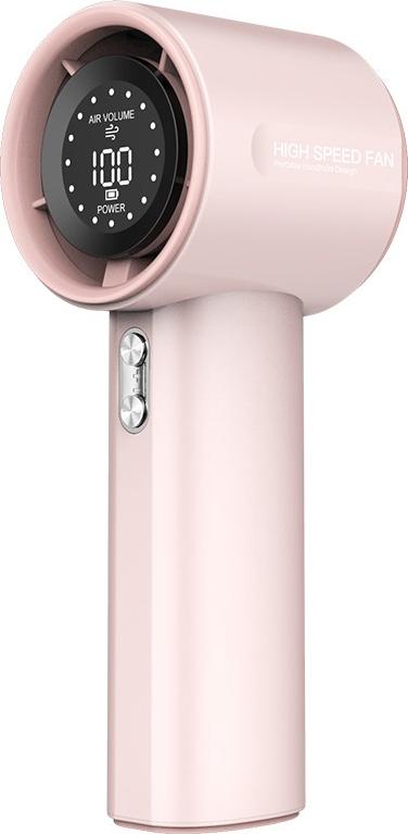 INF Tragbarer Hochgeschwindigkeits-Vortex-Ventilator mit 100 Geschwindigkeiten Rosa 398886