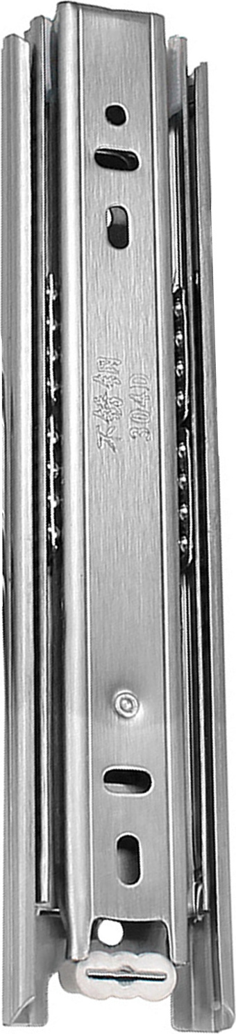 Bmen Schublade Schieber Schiebetyp drei Abschnitt Edelstahl Soundless Good Smoothness Schubladenschiene für Schrank-300 mm 2915112@brem