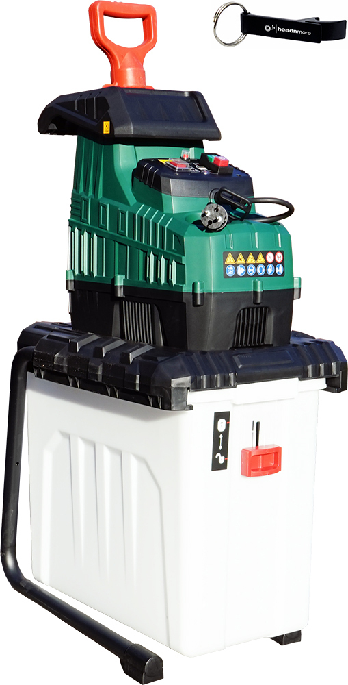 PARKSIDE® Walzenhäcksler Schredder Häcksler PWH 2800 + HEADNMORE® Schlüsselanhänger im HEADNMORE® Bundle PWH 2800 Bundle