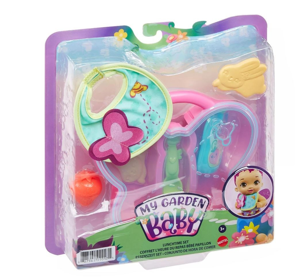 MATTEL HBJ69 My Garden Baby Essenszeit Set