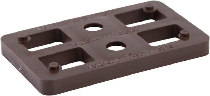 Harpun Distanzunterlagen 80x50 Dicke 7 mm Kunststoff-Distanzstücke bis 2 Tonnen