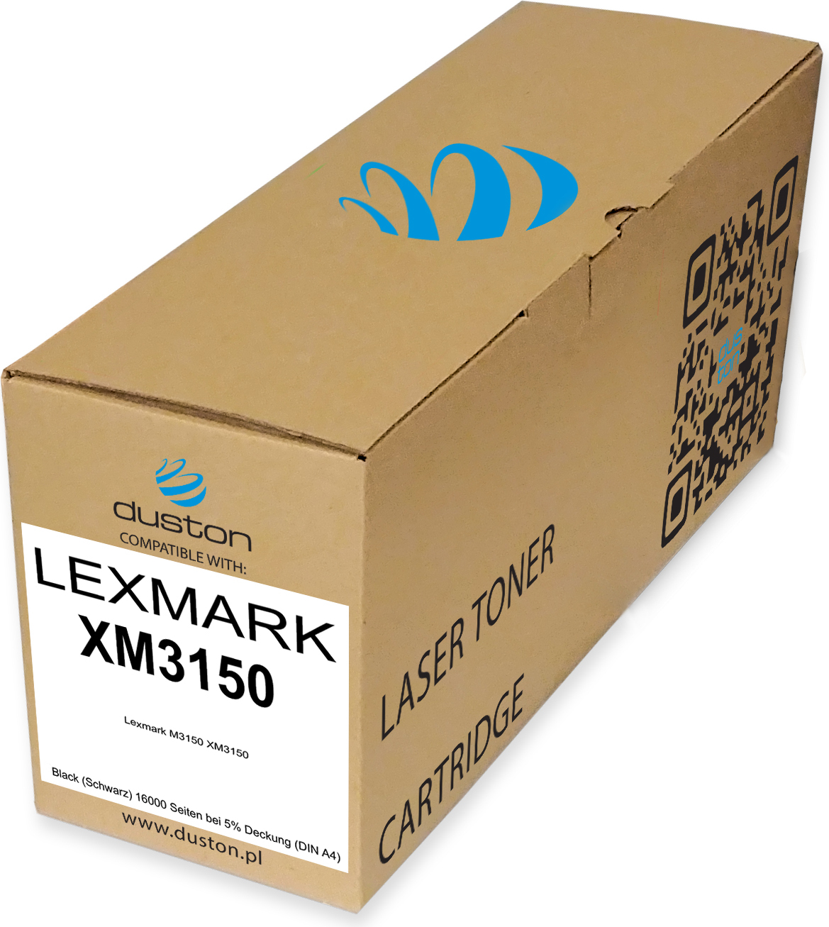 XM3150, 24B6186 Tonerová kazeta do tlačiarne čiernej farby Kompatibilná s Lexmark M3150 XM3150