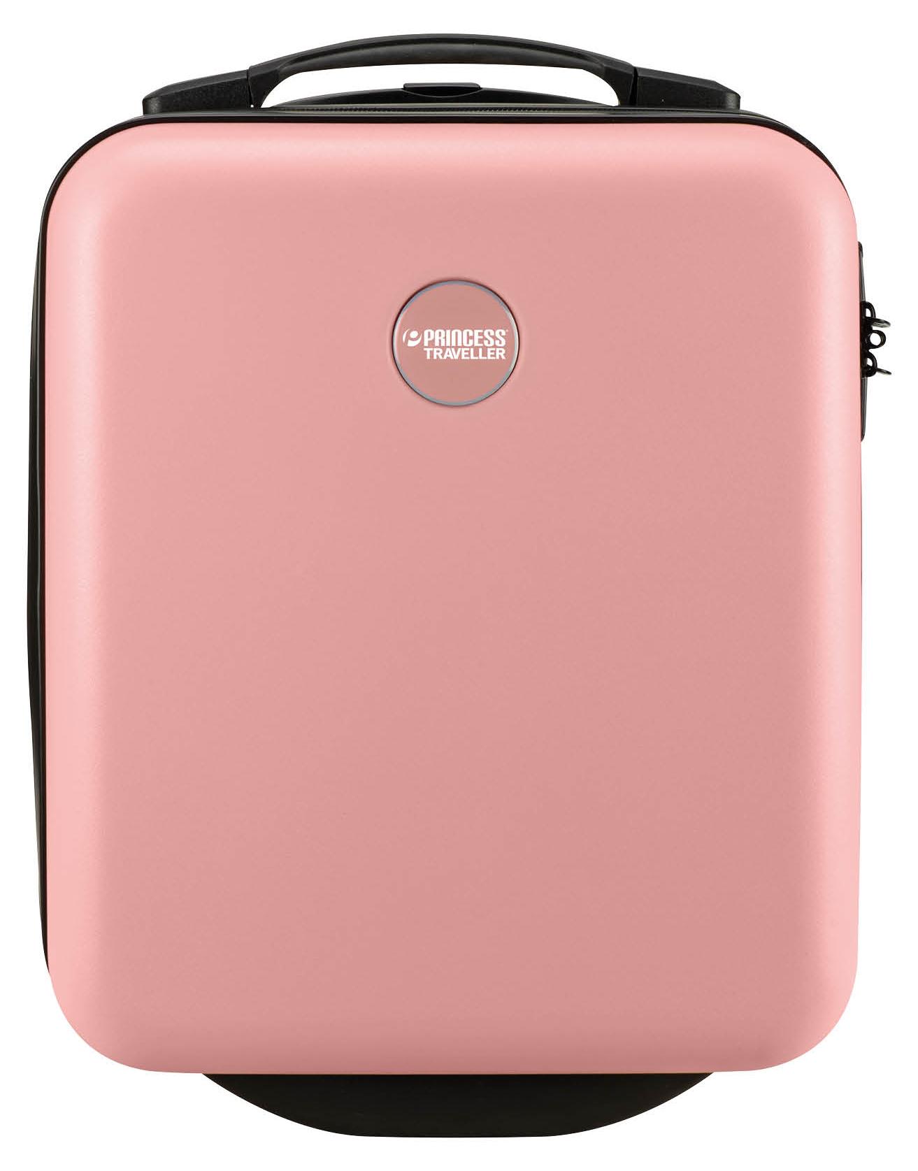 Princess Traveller PT-01 – Underseater – Handgepäckkoffer – 40x30x20 cm – Geeignet für u.a. Lufthansa, Eurowings & TUIfly – Peony Pink – ABS