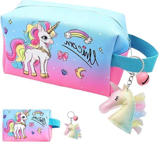 OEM Kleine Reisemakeup-Tasche für Mädchen, einhornförmig, rosa 2026