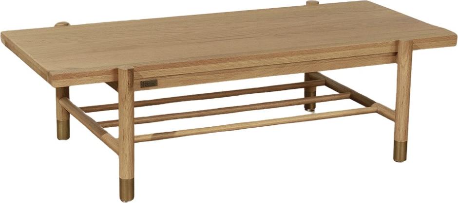 Robin des bois Rechteckiger Couchtisch aus Eiche