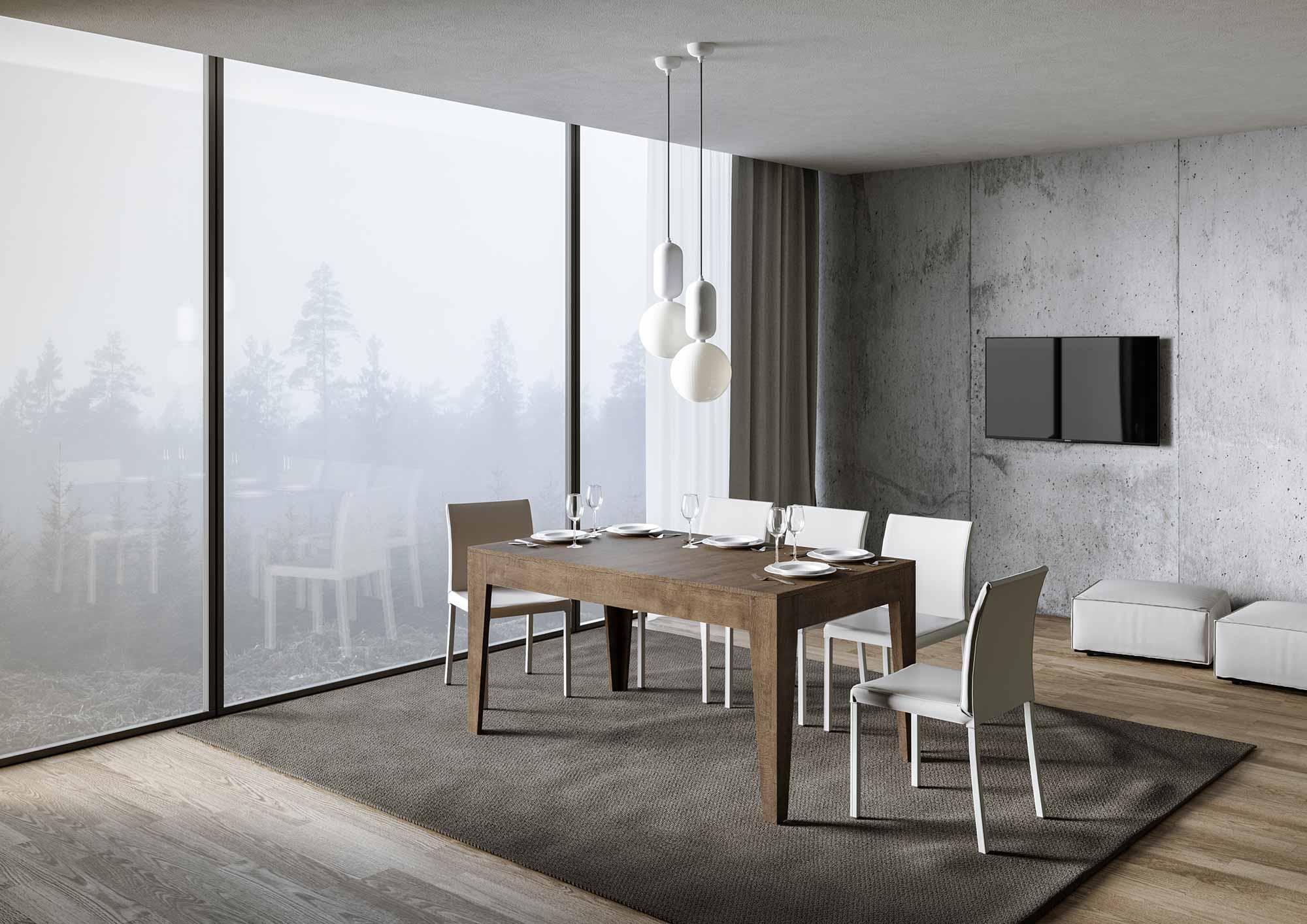 ITAMOBY - Ausziehtisch 160/220x90 cm Cico Nussbaum WE1600TAVCICO-NC