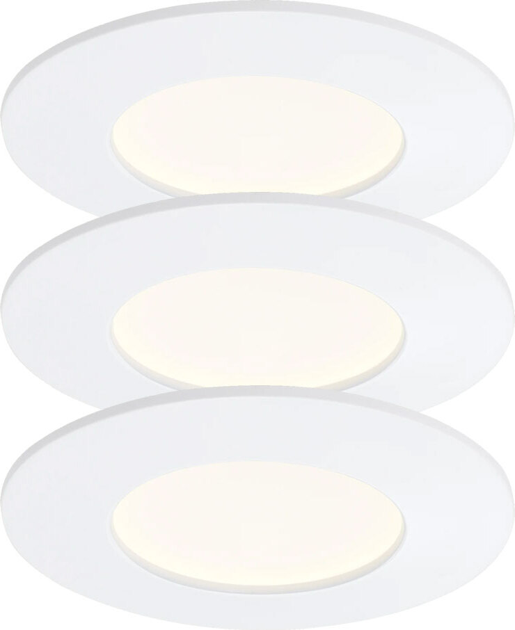 Einbauleuchte Briloner Prisma 3er Set LED Einbauspots Weiß 7280-036