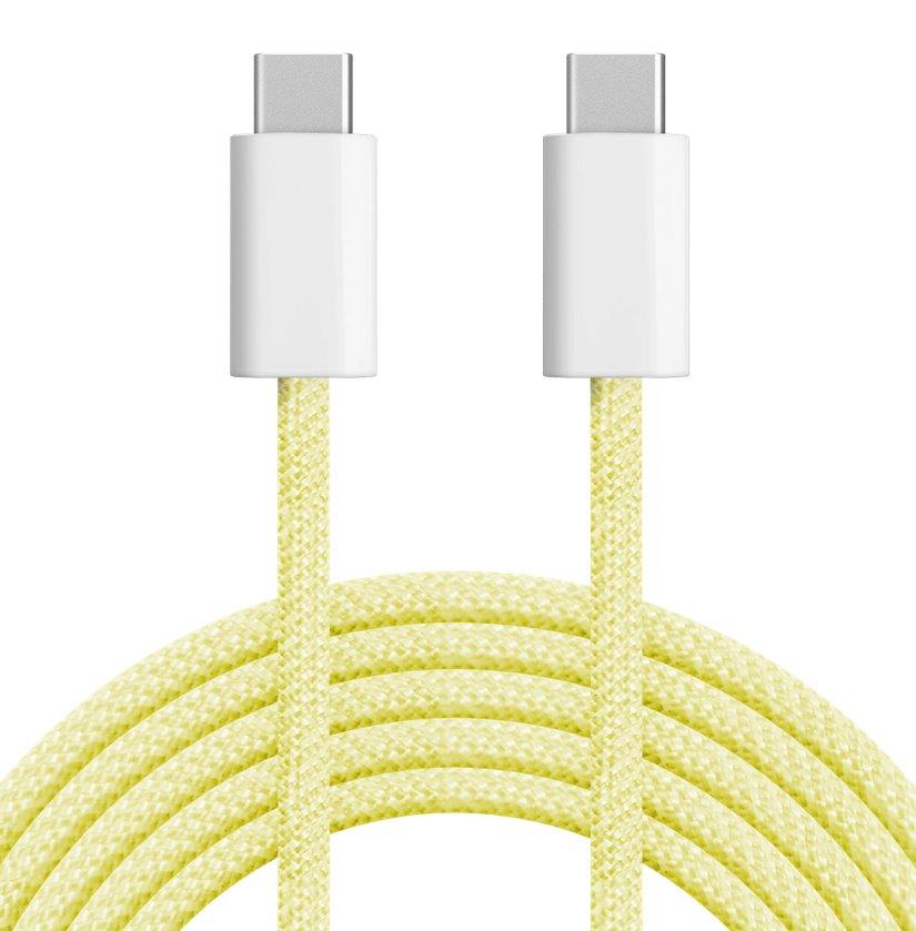 Krüger&Matz Kruger&Matz USB-C Kabel 1,5m 60W Gelb Basic