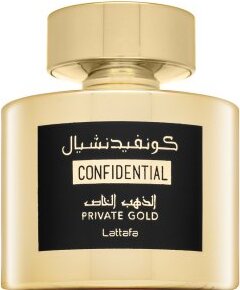 Lattafa Confidential Private Gold parfémovaná voda unisex 100 ml