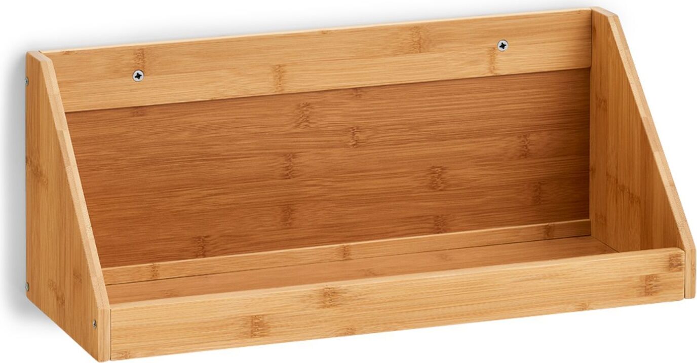 Gewürzregal Wandregal Bambsholz Küchenregal Ablagefläche 50x20x20cm Zeller g-13489