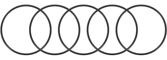OEM Nitril-O-Ringe, 10er Set, 42,3 mm x 47,6 mm x 2,65 mm, Duurzaam und Zuverlässig 2026