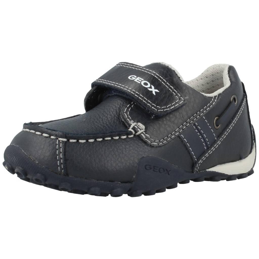 GEOX Haferlschuh J SNAKE MOC B., Blau:35