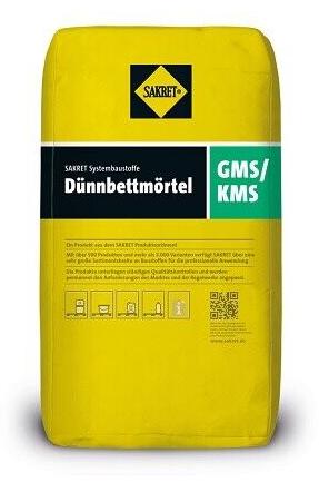 SAKRET Dünnbettmörtel GMS/KMS weiss 25 kg