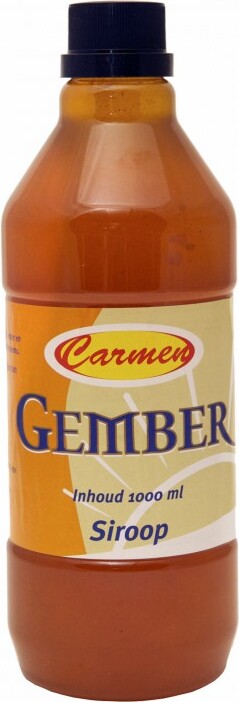 CARMEN Ingwersirup 1000ml | Ingwer- Sirup | + 9 Ideen wozu er passt im Text | Gember 2336