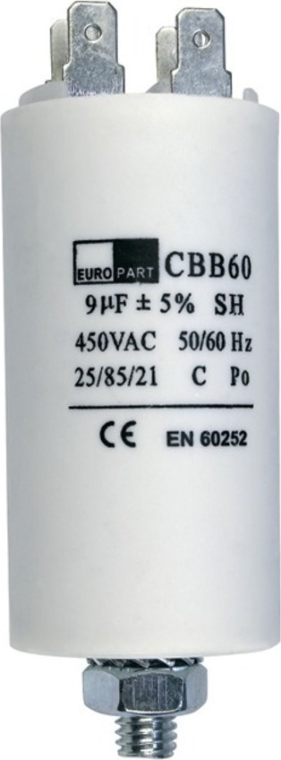 EUROPART Kondensator 10019455 für Waschmaschine | Kapazitator, Elektrolytkondensator, Keramikkondensator, Kapazitätsbauteil, Entstörkondensator