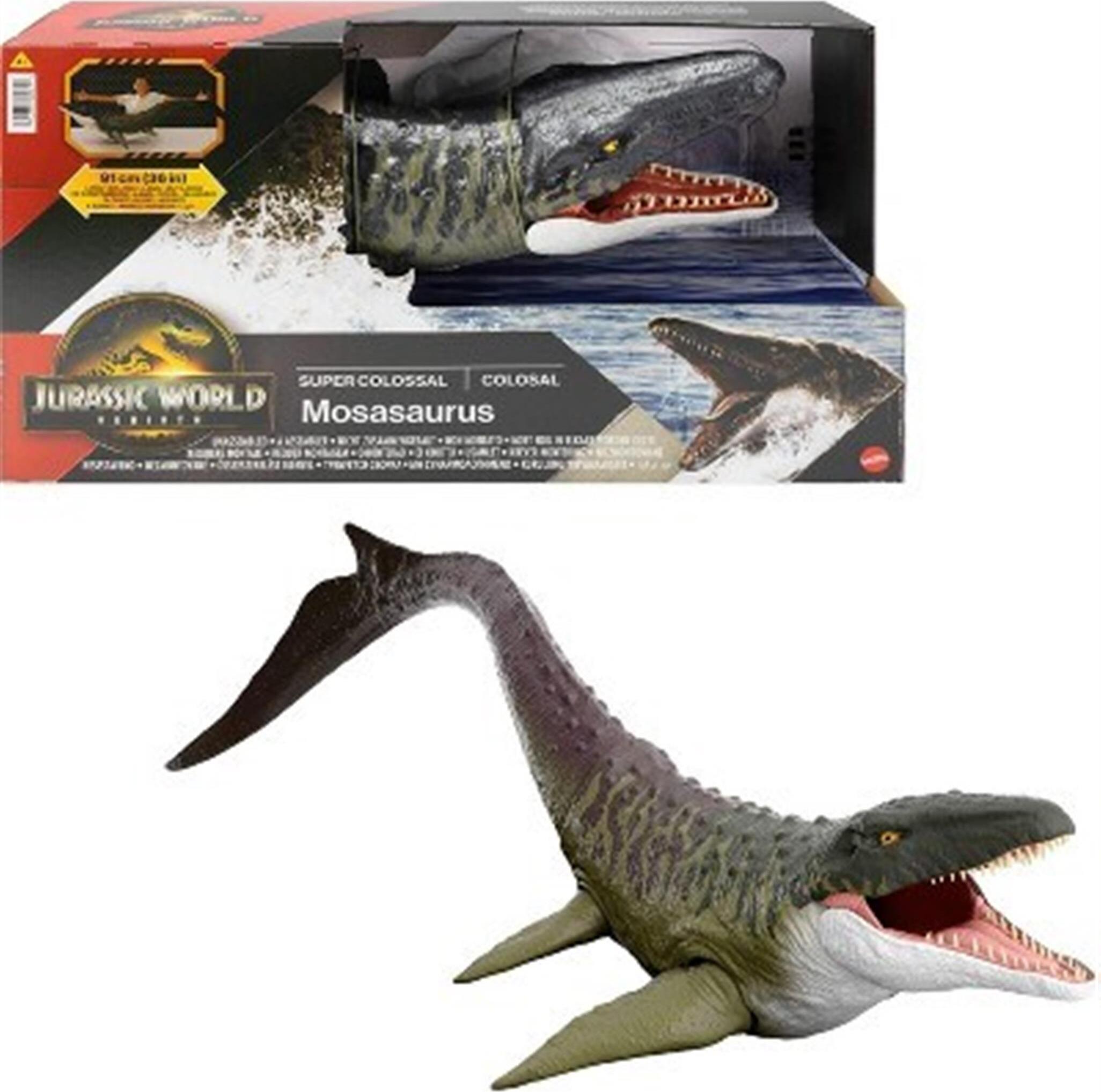 MATTEL Jurassic World - Kolossaler Mosasaurier JGB51