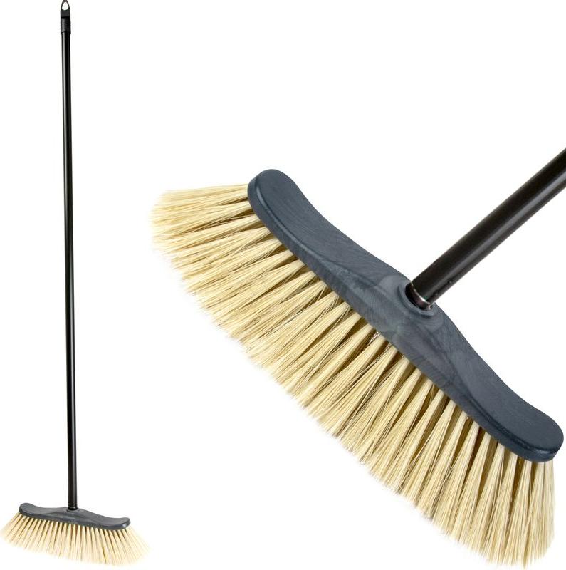 STREND PRO Besen Geco Z30P, Kunststoff, mit Stiel Kunststoff 1200 mm, 30 cm