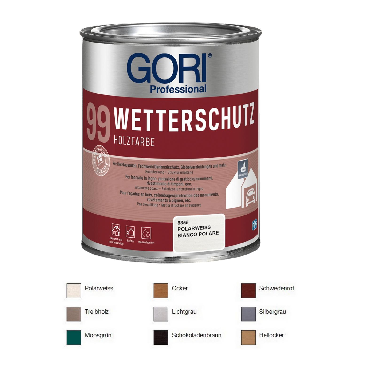 PPG Coatings Gori 99 0,75L Holzfassadenfarbe Holz Fassadenfarbe ocker