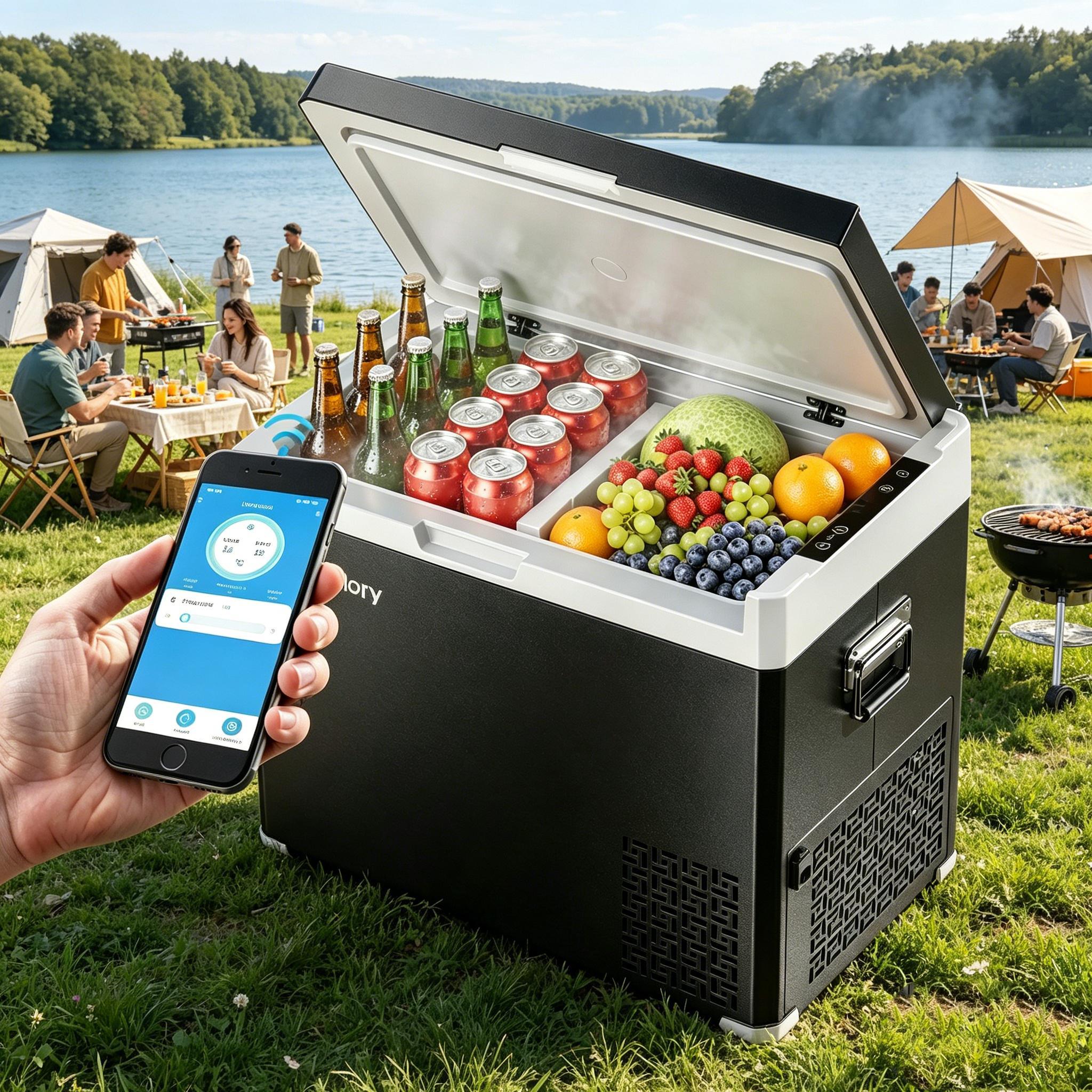 Chladicí box HcaloryD30+ s kompresorem a ovládáním přes