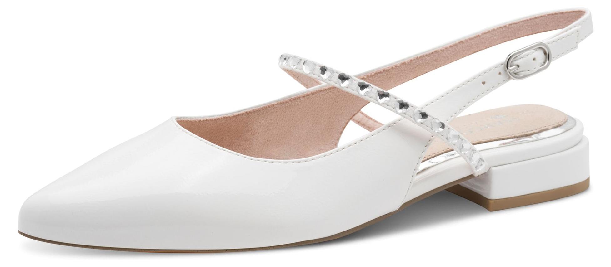 MARCO TOZZI Damen Vegan Slipper mit Herzsteinchen 2-89400-46, Größe:37 EU, Farbe:Beige 2_89400_46_418_37