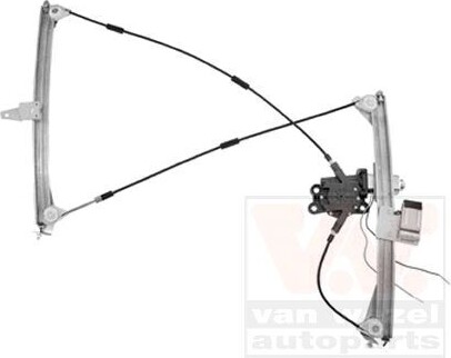 Regulátor okien vpravo vpredu z VAN Wezel s elektromotorom (4028268)