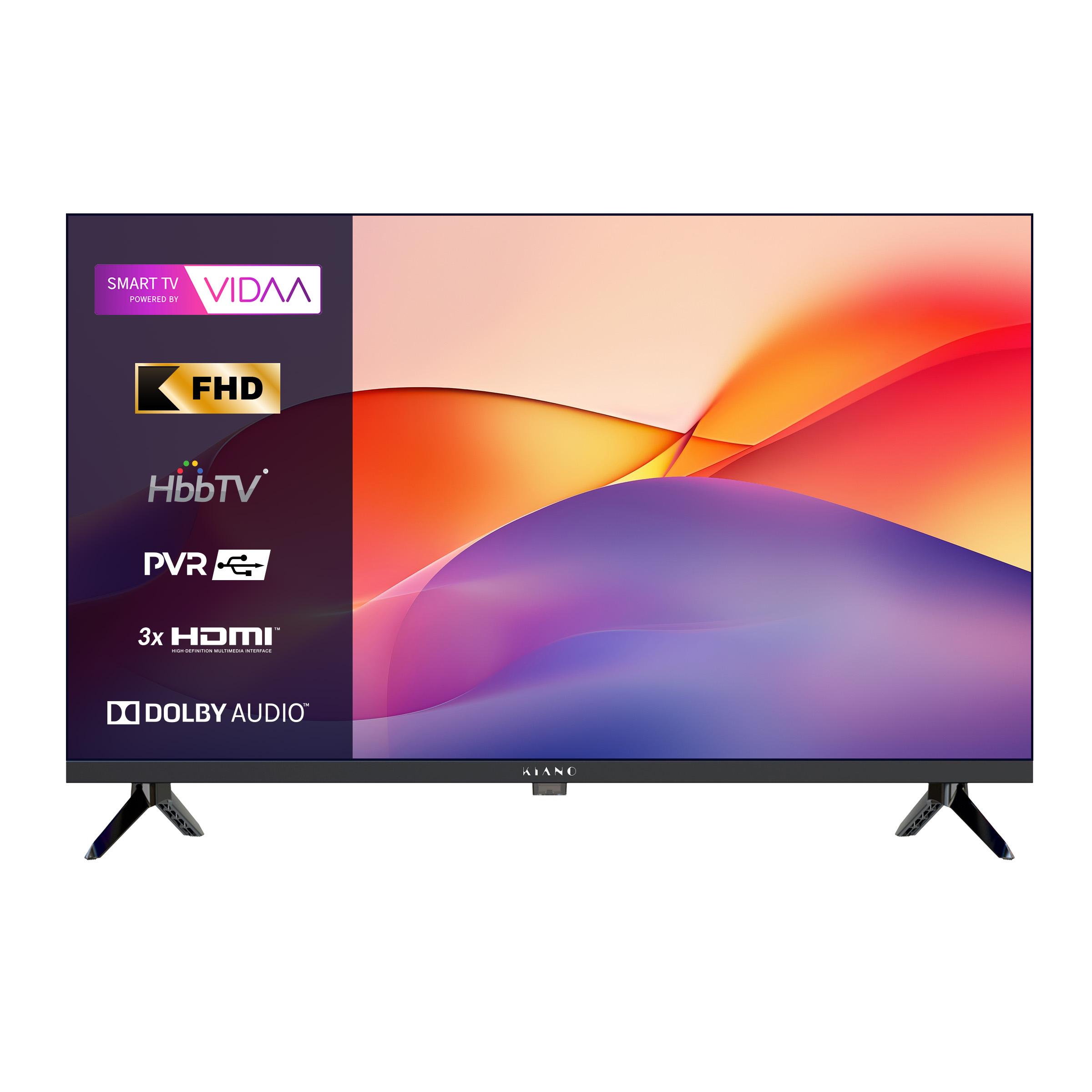 Kiano | Televízor - 32" - TV Smat - HD 32" - LED - HD Ready - VIDAA - WiFi - Miracast - PVR rekordér - Tuner DVB-T2/S2 - Dolby