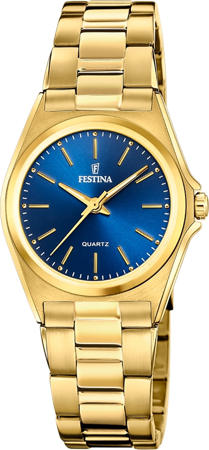 Festina dámske náramkové hodinky z nehrdzavejúcej ocele zlaté Casual D2UF20557/4