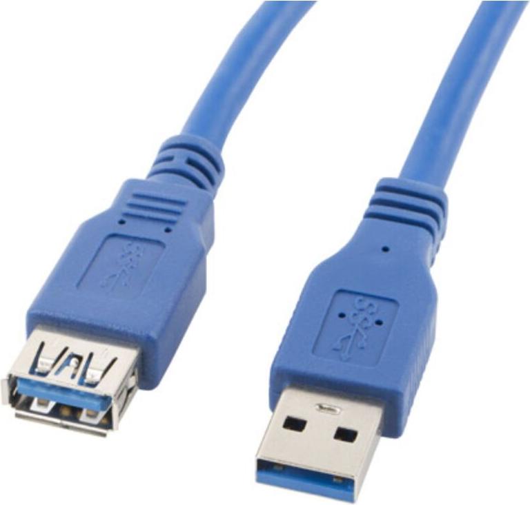 Lanberg Usb-A Verlngerungskabel M/W 3.0 3M Blau CA-US3E-10CC-0030-B