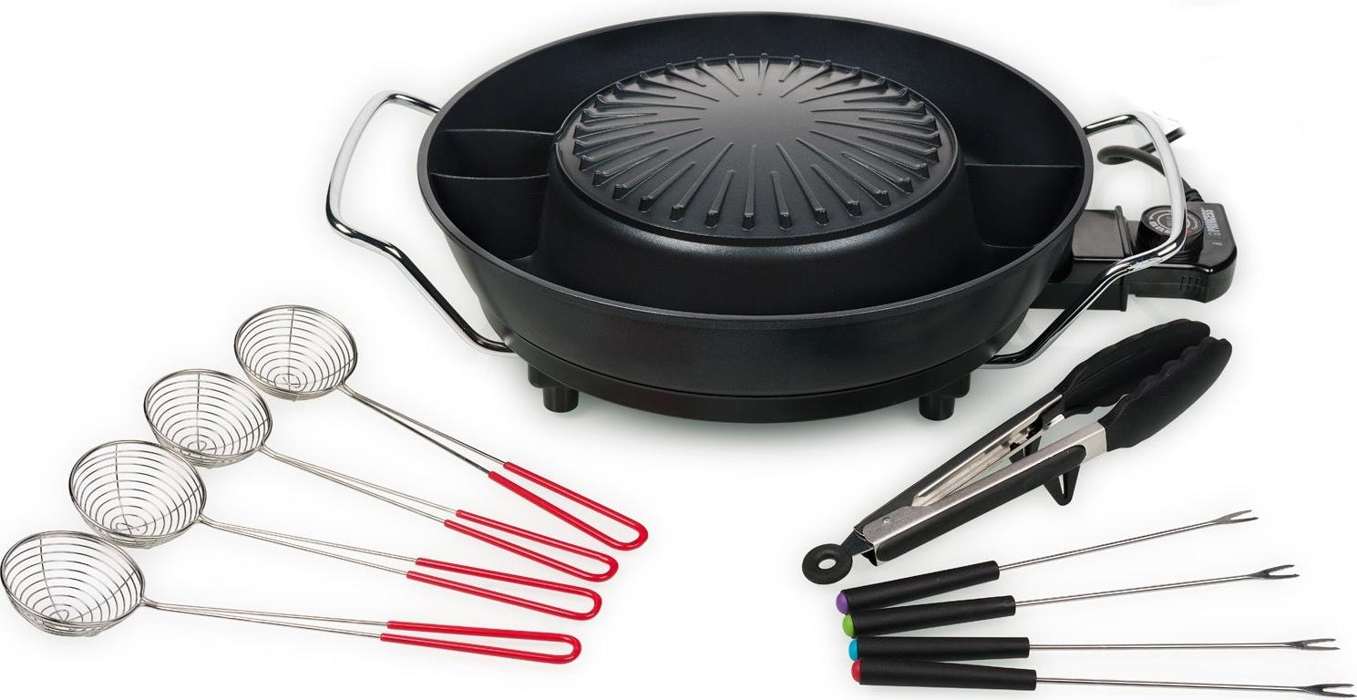 Tristar Korean Hot Pot Grill Fondue Schwarz (PZ-9131)