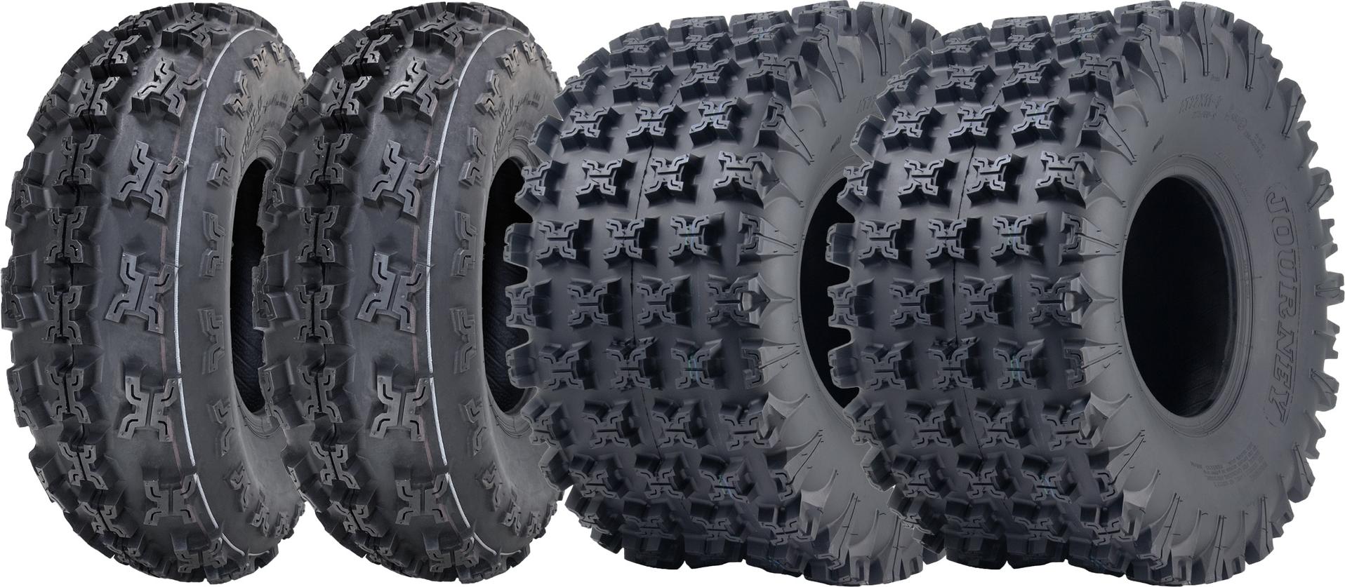 22x11.00-9 & 21x7.00-10 Slasher ATV Quad pneumatiky cestné 6-vrstvové (sada 2 & 2)