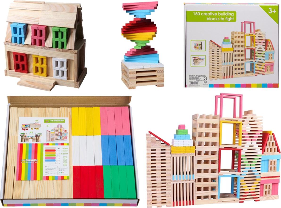 MARTOM Pädagogische Holzpuzzle 150 Teile