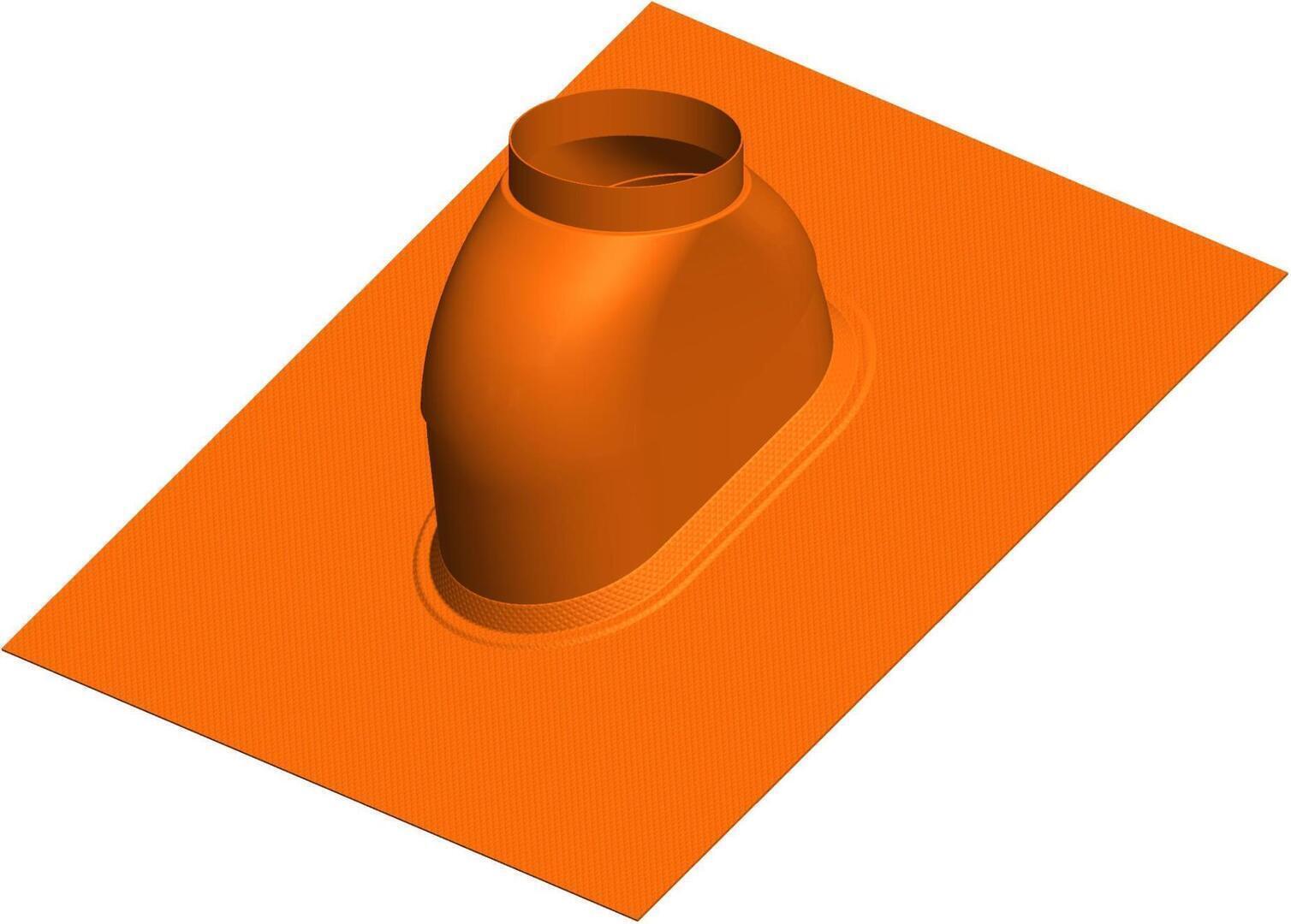 Strešná škridla Atec PolyTop 0 stupňov až 48 stupňov červená DN 60/100 + DN 80/125