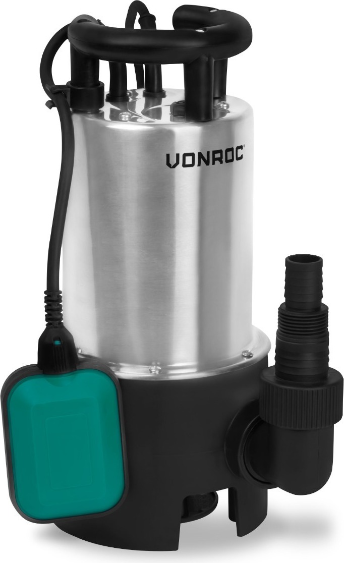 Vonroc Tauchpumpe Schmutzwasserpumpe - Wasserpumpe für Schmutzwasser Keller SP505AC