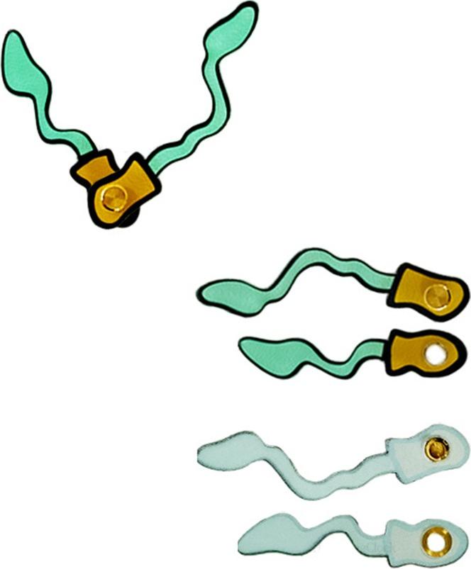 INF Leise Uhrwerk Mechanismus mit Zeigern - Grünes DIY Uhren Zubehör 31 MM 401761