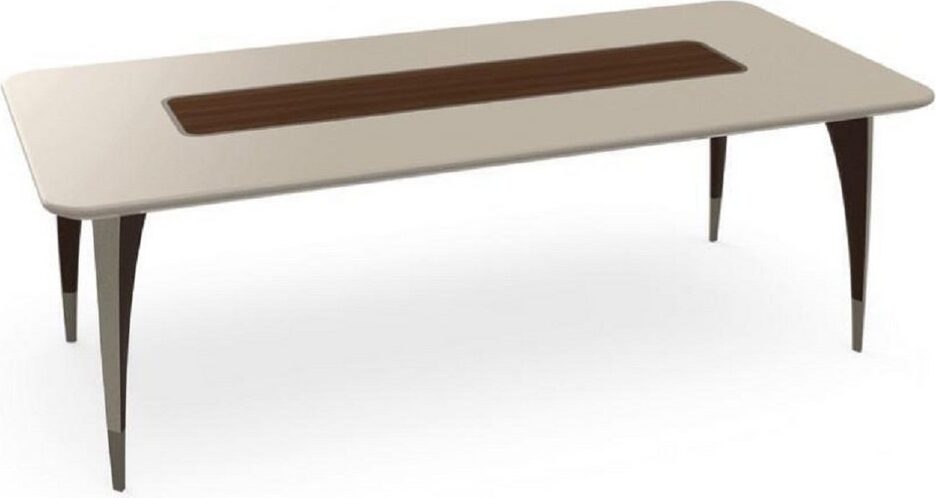 Esszimmer Esstisch in Weißer Farbe Moderne Holz JVmoebel