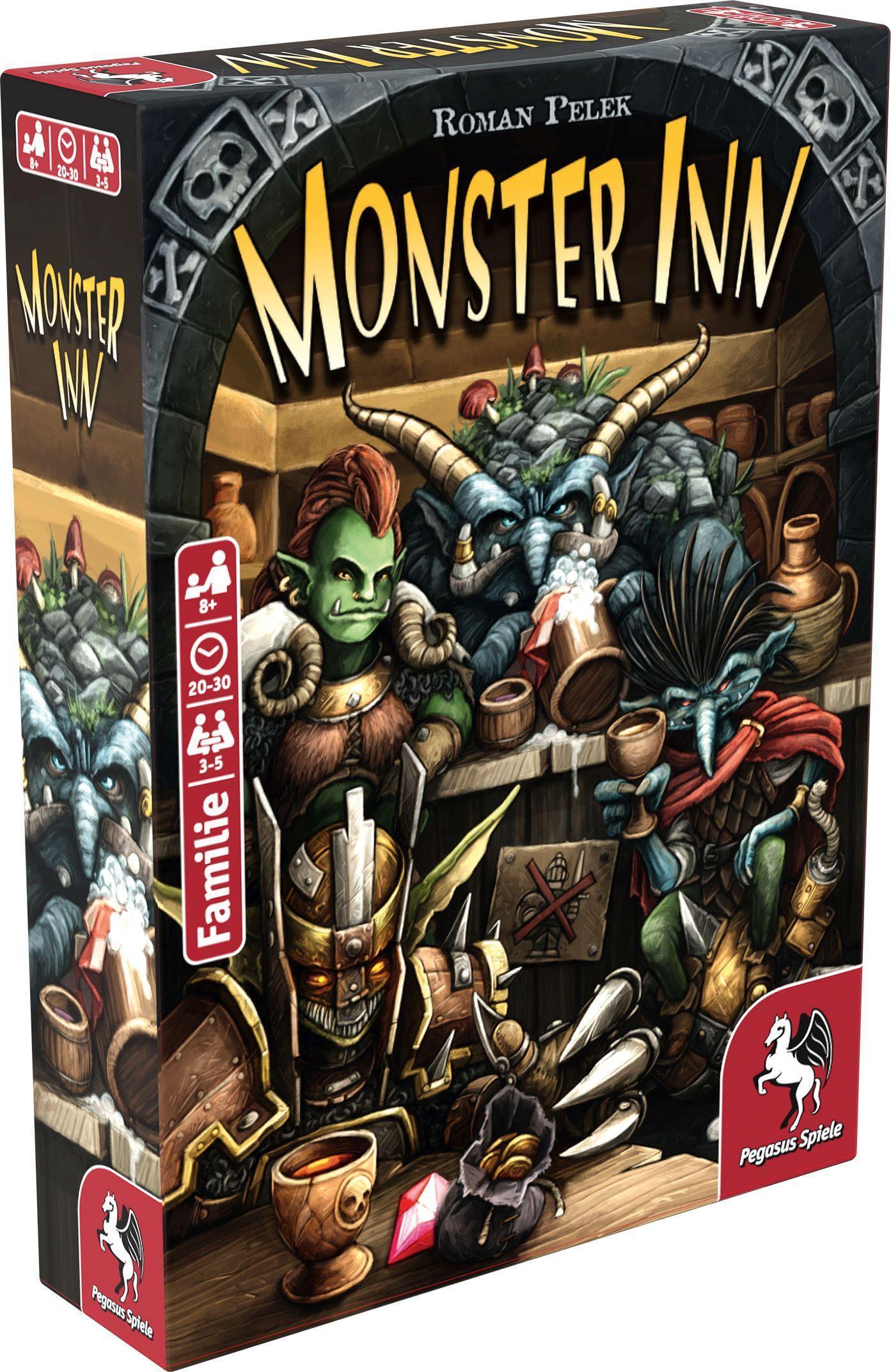Pegasus Spiele Monster Inn, Brettspiel, Rollenspiele, 8 Jahr(e), 20 min, Familienspiel 18288G