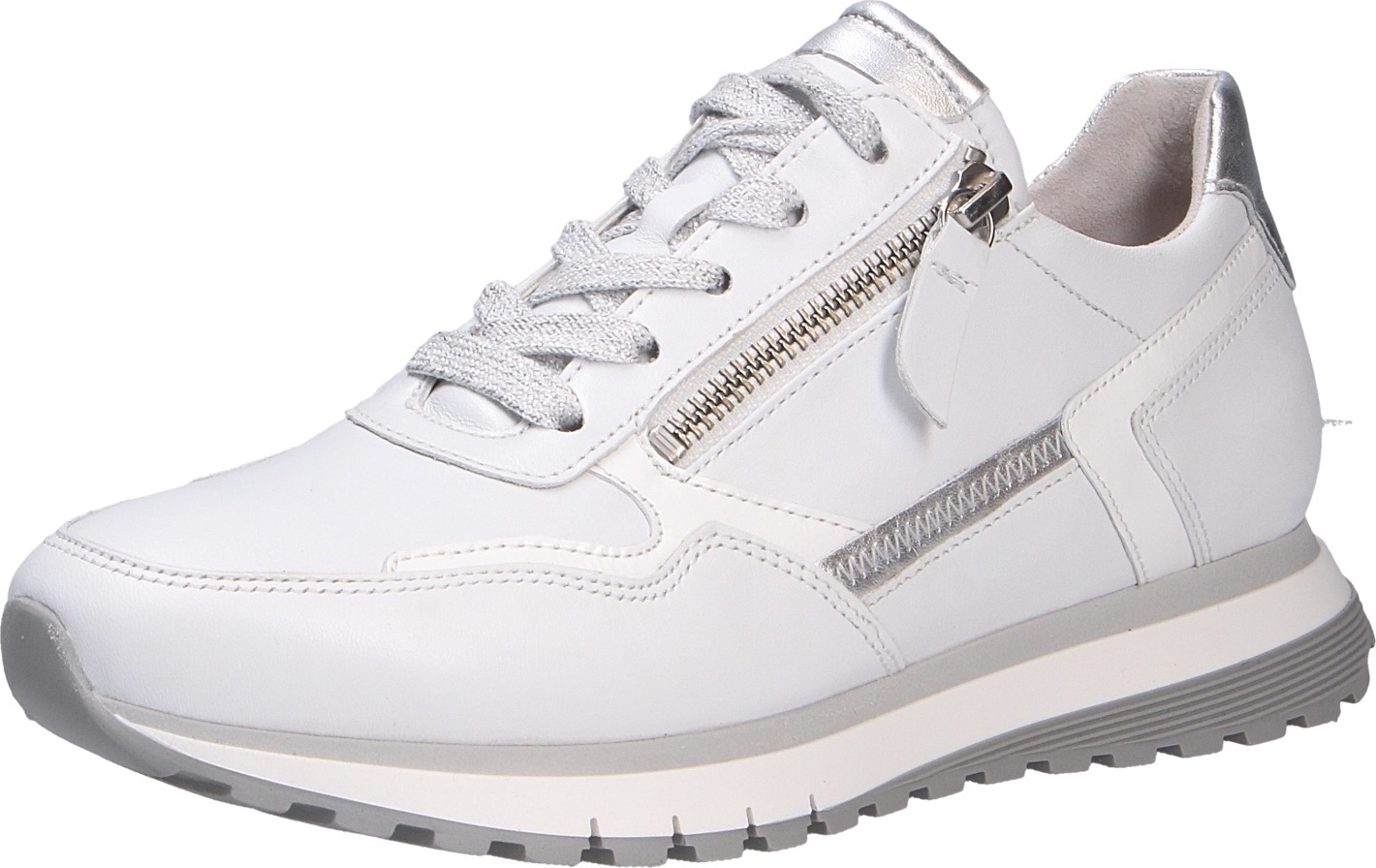 Gabor Damen Sneaker, weiß(weisssilber), Gr. 91/2 46.378.50