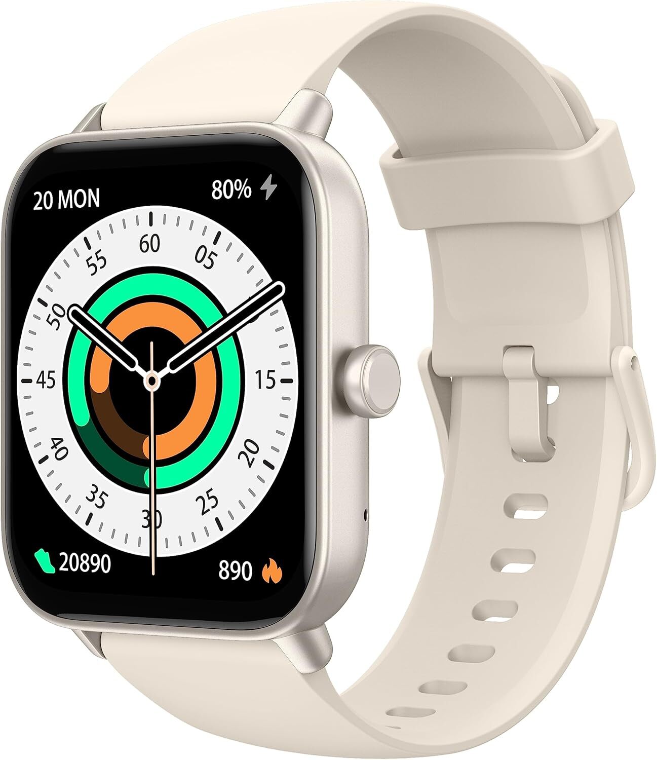 Ženy Muži s monitorom spánku SpO2 Krokomer Smartwatch (1,8 palca, Android iOS), s funkciou telefónu, Alexa Voice IP68 vodotesný
