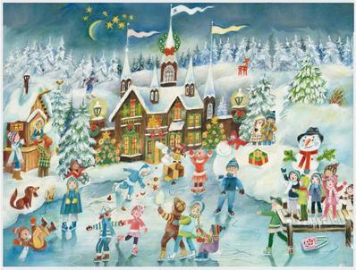 Adventný kalendár „Radosti z korčuľovania pri zámku“