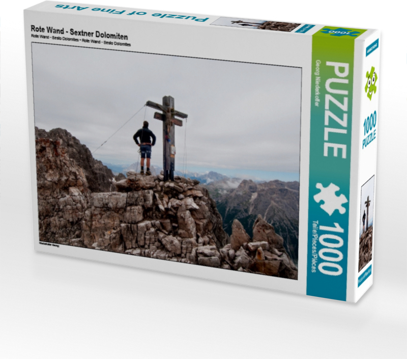 Calvendo Rote Wand - Sextner Dolomiten 1000 Teile Puzzle quer 640x480mm, Niederkofler Georg; 7353550