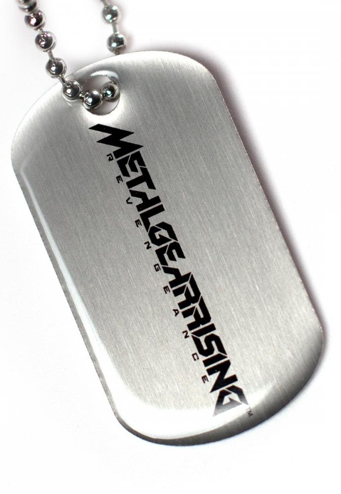 Bioworld Merchandising Metal Gear Rising Erkennungsmarke mit Kette 360