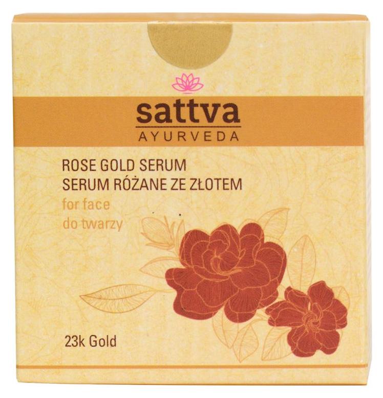 Sattva Ayurveda ROSEN-GESICHTSERUM MIT GOLD 15 ml – SATTVA (AYURVEDA)
