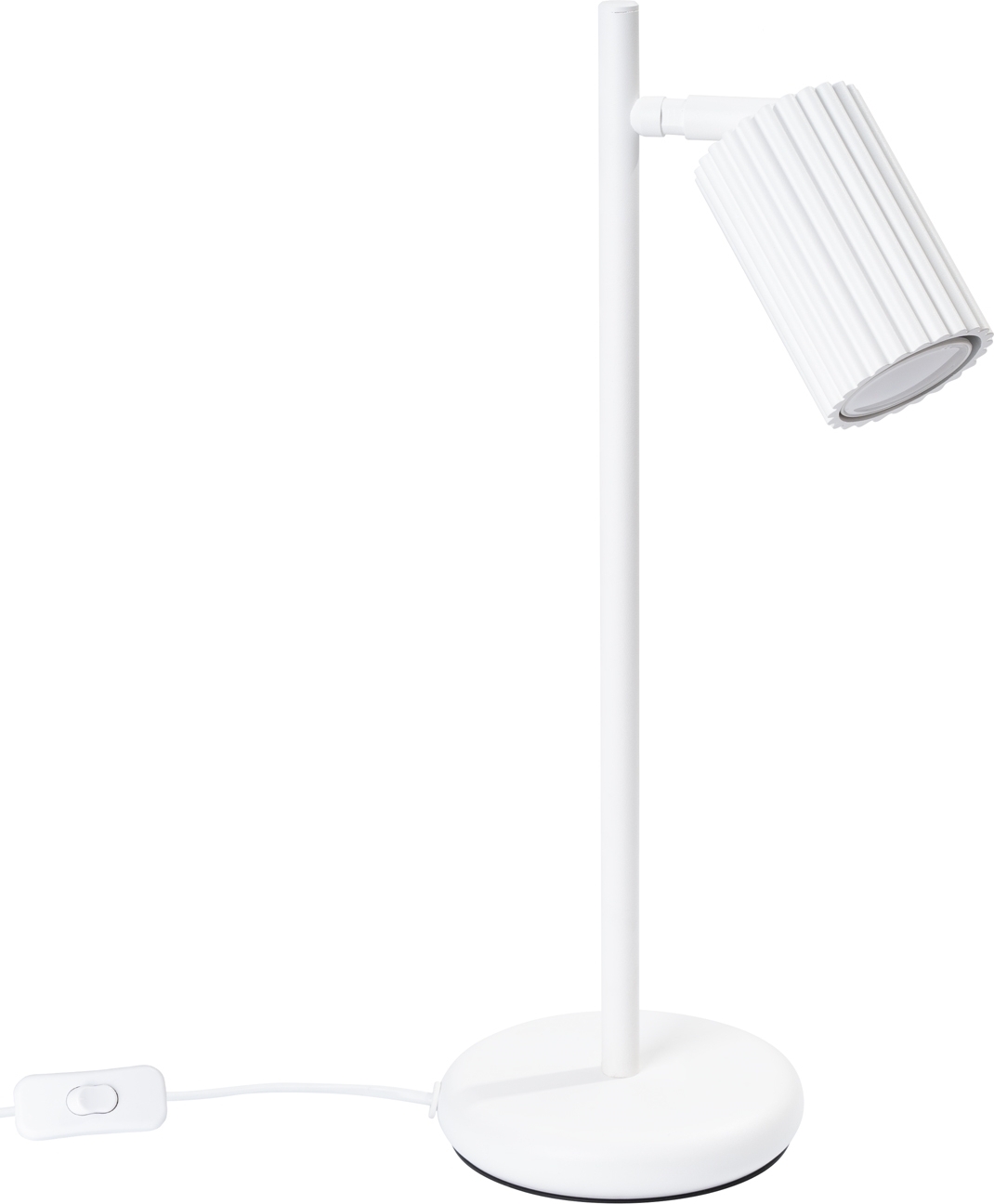 Tischlampe KARBON weiß 1xGU10 10W Aluminium 43x19.5x14.5cm Sollux Lighting