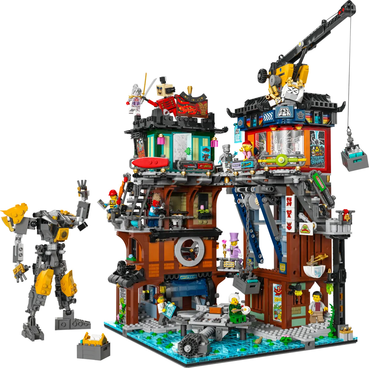 LEGO NINJAGO Dielne v ® City, Stavebnica, 14 rok / roky, Plast, 3244 kusov, 4,18 kg