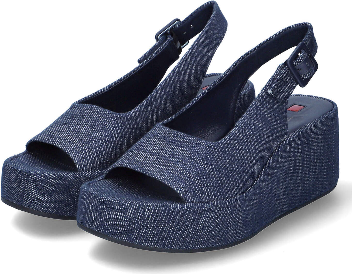 Högl Damen Sandaletten/ Keilsandaletten/ Slingsandaletten Blau Leder Größe: 7 7-102519 3200