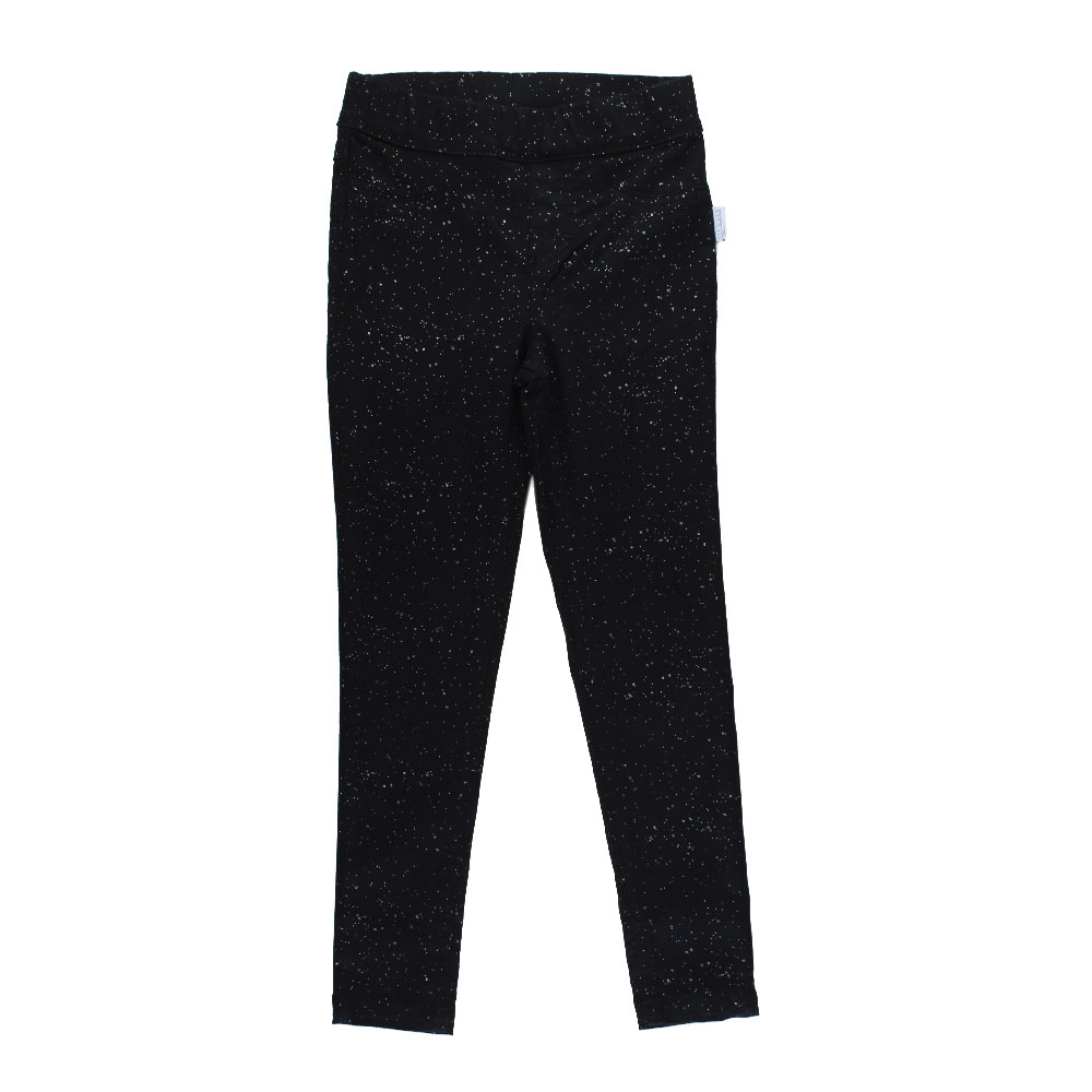 30298 Stummer Mädchen Hose mit Glitzer Schwarz Gr.152
