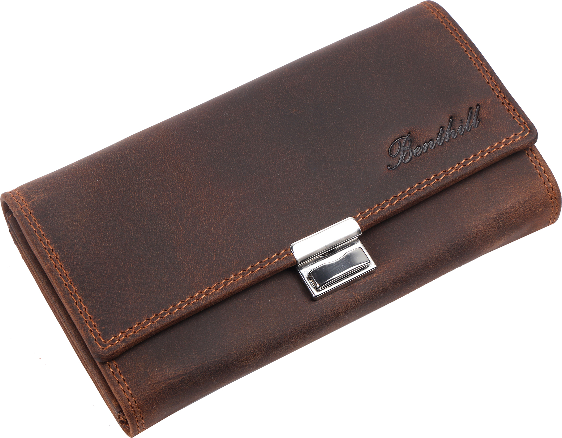 Benthill Kellner Geldbörse Echt-Leder - Kellnerportemonnaie mit RFID Schutz - XXL Robuste Leder Kellnerbörse - Profi Kellner-Geldbeutel 1749