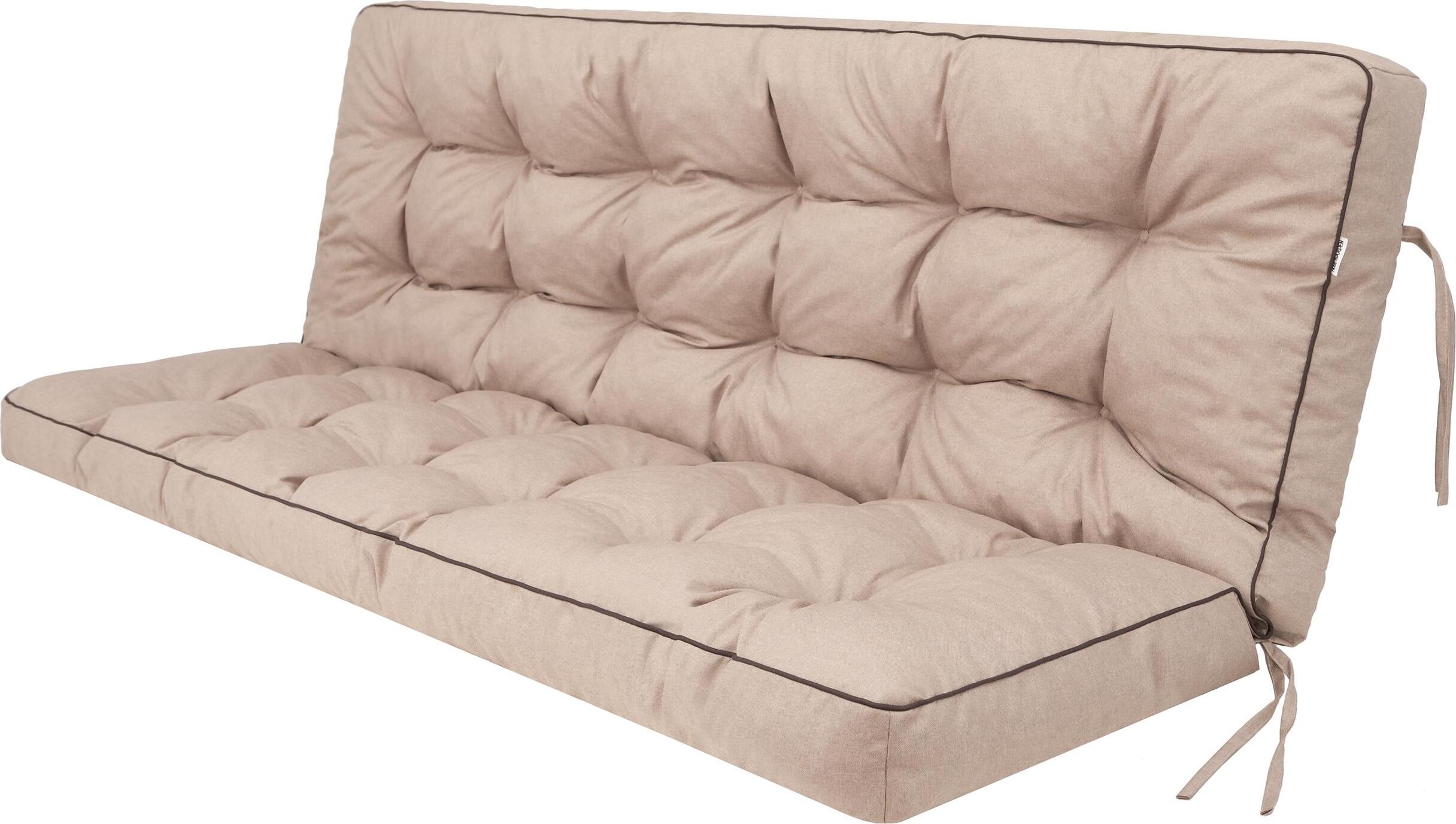 BOPLIFE Schaukelkissen Für Veranda – Ersetzt Kissen Für 2-3-Sitzer Schaukel, Braun & Wasserdicht
