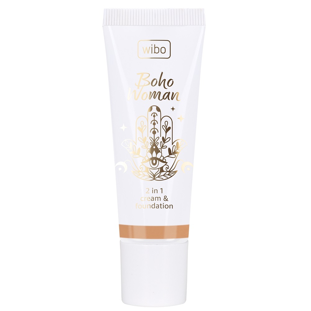 WIBO Makeup Foundation Boho Woman 2in1 Cream and Foundation No.3 Warm Beige