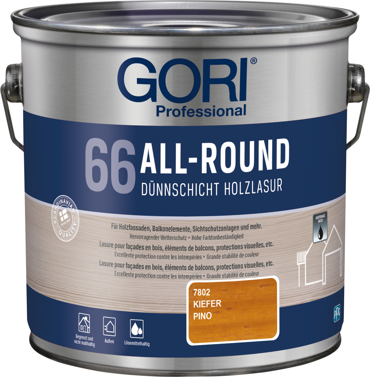 PPG Coatings 5L Gori 66 Holzlasur kiefer Holz Lasur Holzschutz Holzschutzlasur